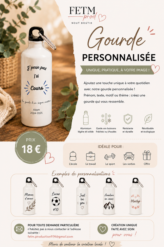 GOURDES PERSONNALISEES