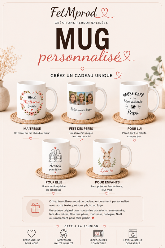 MUG PERSONNALISE