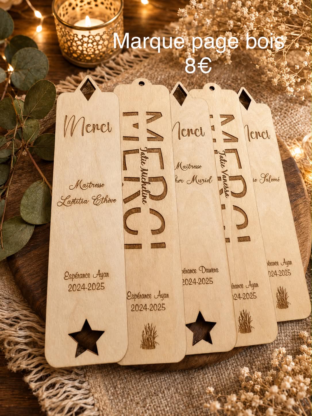 MARQUE PAGE PERSONNALISE