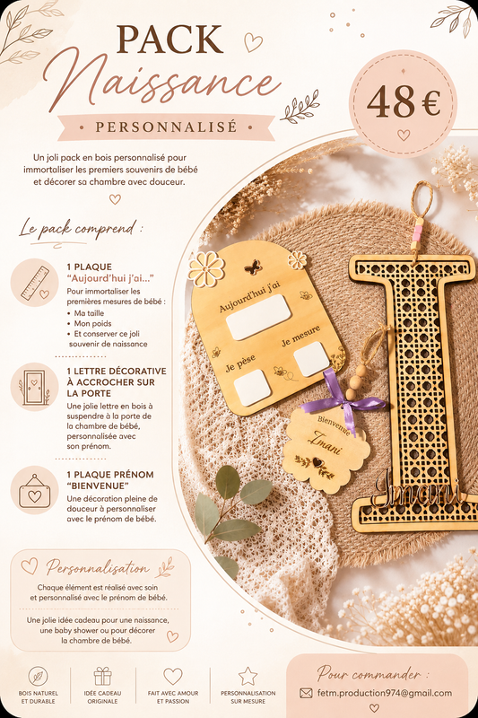 PACK NAISSANSE PERSONNALISE