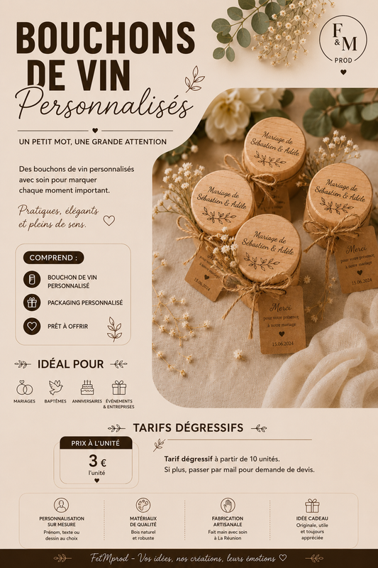 TI BOUCHONS PERSONNALISES